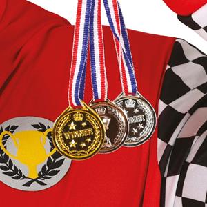 Conjunto 3 Medalhas Vencedor