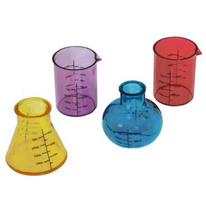 Conjunto 4 Copos de Laboratório