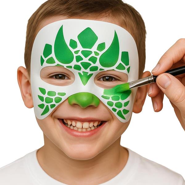 Conjunto 4 Stencils de Animais para Maquilhagem