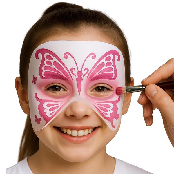 Conjunto 4 Stencils de Animais para Maquilhagem