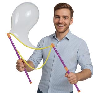 Conjunto Bolas de Sabão Gigantes com Corda e Líquido