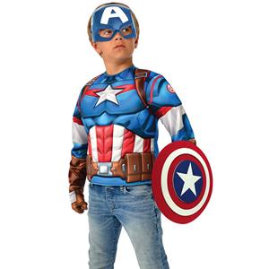 Conjunto Capitão América Avengers Deluxe, Criança