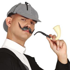 Conjunto Chapéu e Cachimbo Detetive