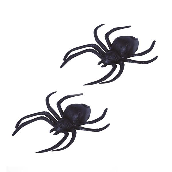 Conjunto de 2 Aranhas Pretas