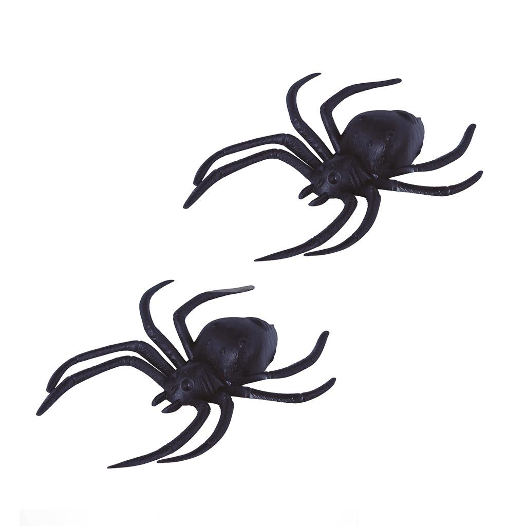 Conjunto de 2 Aranhas Pretas
