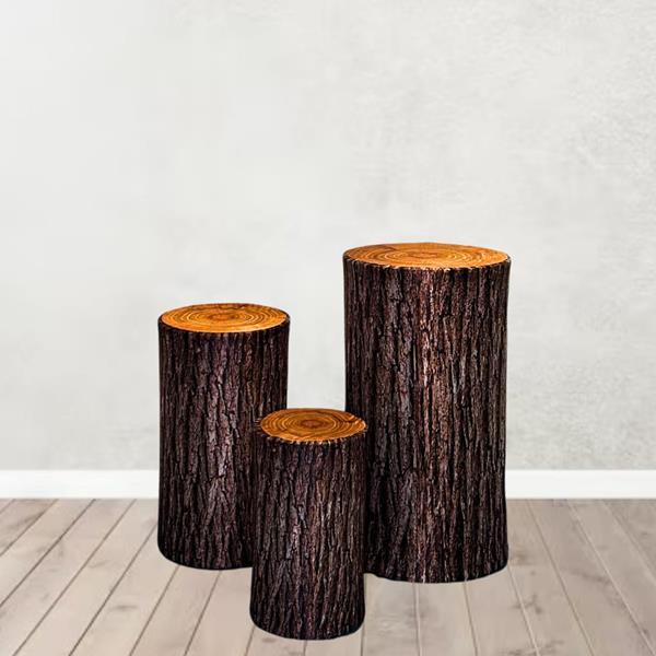 Conjunto de 3 Capas Tronco para Cilindros Desmontáveis