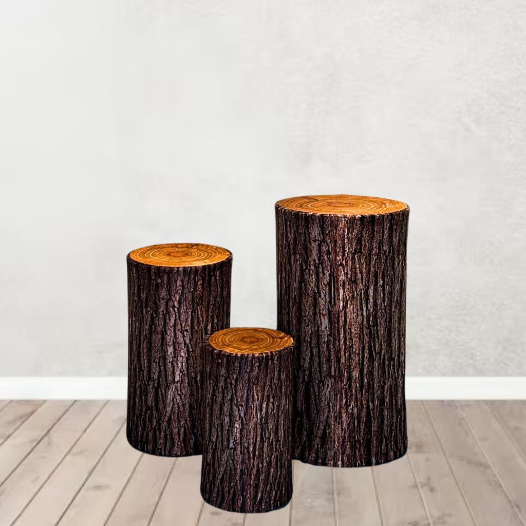 Conjunto de 3 Capas Tronco para Cilindros Desmontáveis Conjunto de 3 Capas Tronco para Cilindros Desmontáveis