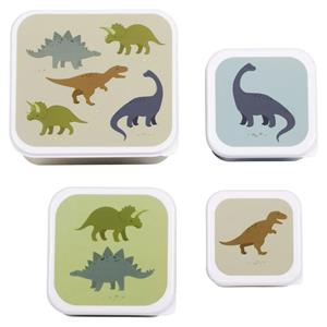 Conjunto de 4 Caixas Dinossauros
