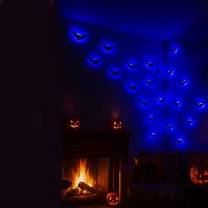 Conjunto de 6 Morcegos Pretos com Luz