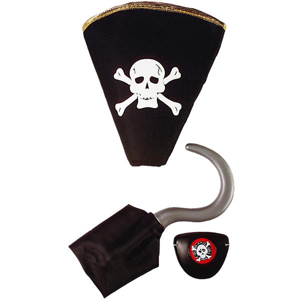 Conjunto de Acessórios Pirata dos Mares