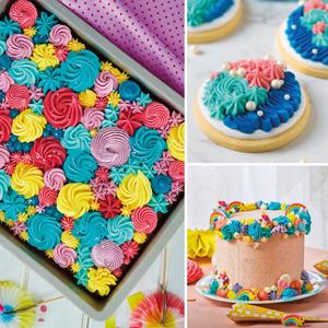 Conjunto de Bicos e Acessórios para Decoração de Bolos