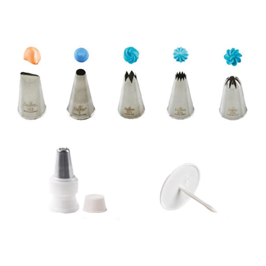 Conjunto de Bicos e Acessórios para Decoração de Bolos
