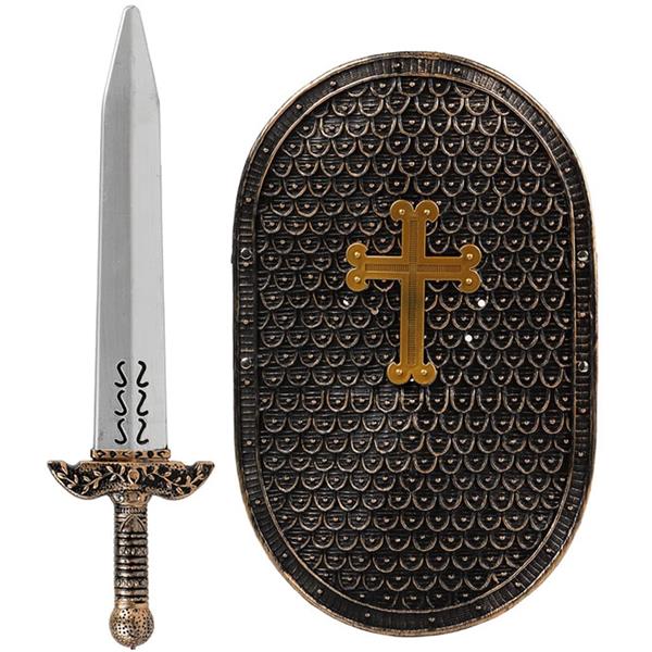 Conjunto Espada e Escudo Medieval