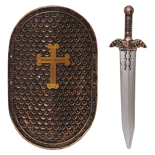 Conjunto Espada e Escudo Medieval