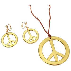 Conjunto Hippie da Paz Dourado