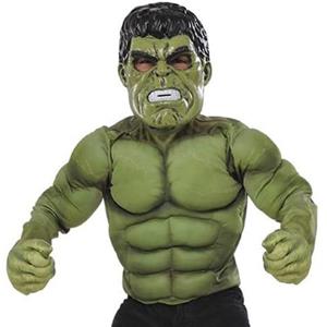 Conjunto Máscara e Luvas Hulk, Criança