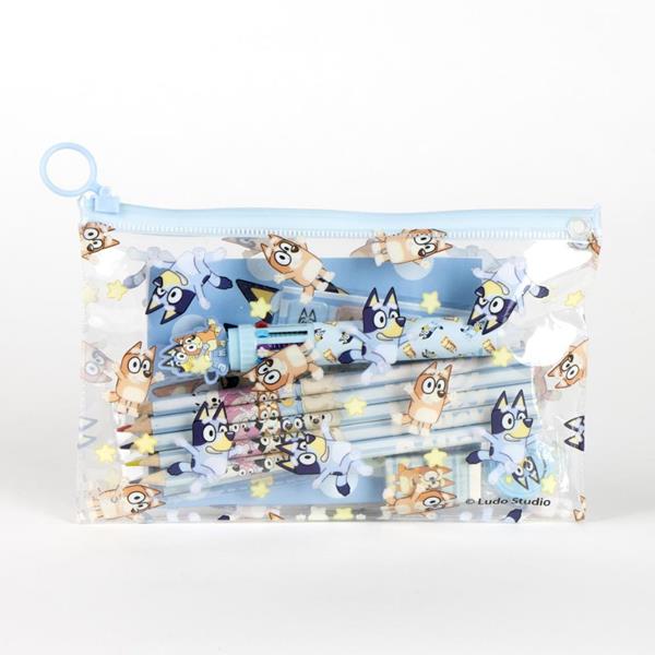 Conjunto Material Escolar As Aventuras da Bluey