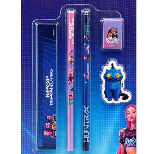 Conjunto Material Escolar Guerreiras K-Pop Conjunto Material Escolar Guerreiras K-Pop