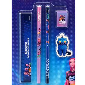 Conjunto Material Escolar Guerreiras K-Pop