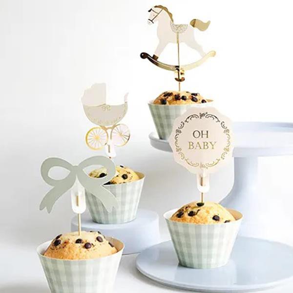 Conjunto Toppers e Formas Oh Baby