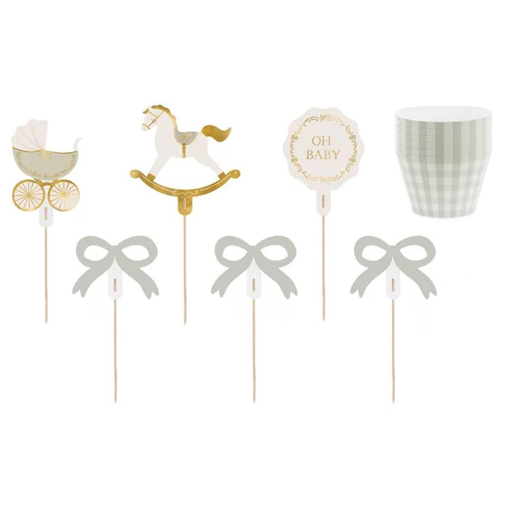 Conjunto Toppers e Formas Oh Baby