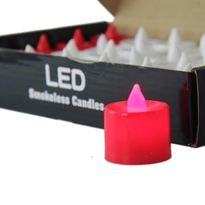 Conjunto Velas Led, 24 unid.