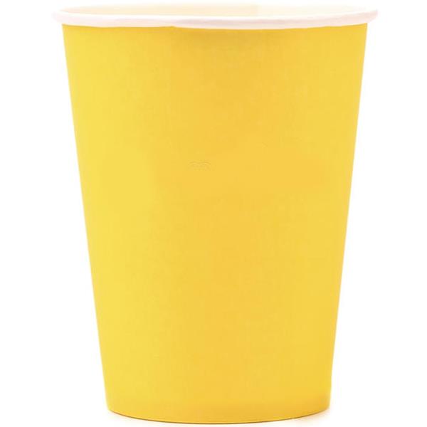 Copos Amarelo, 8 unid.