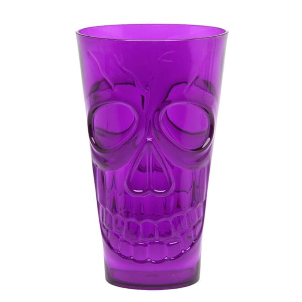 Copo Roxo com Caveira