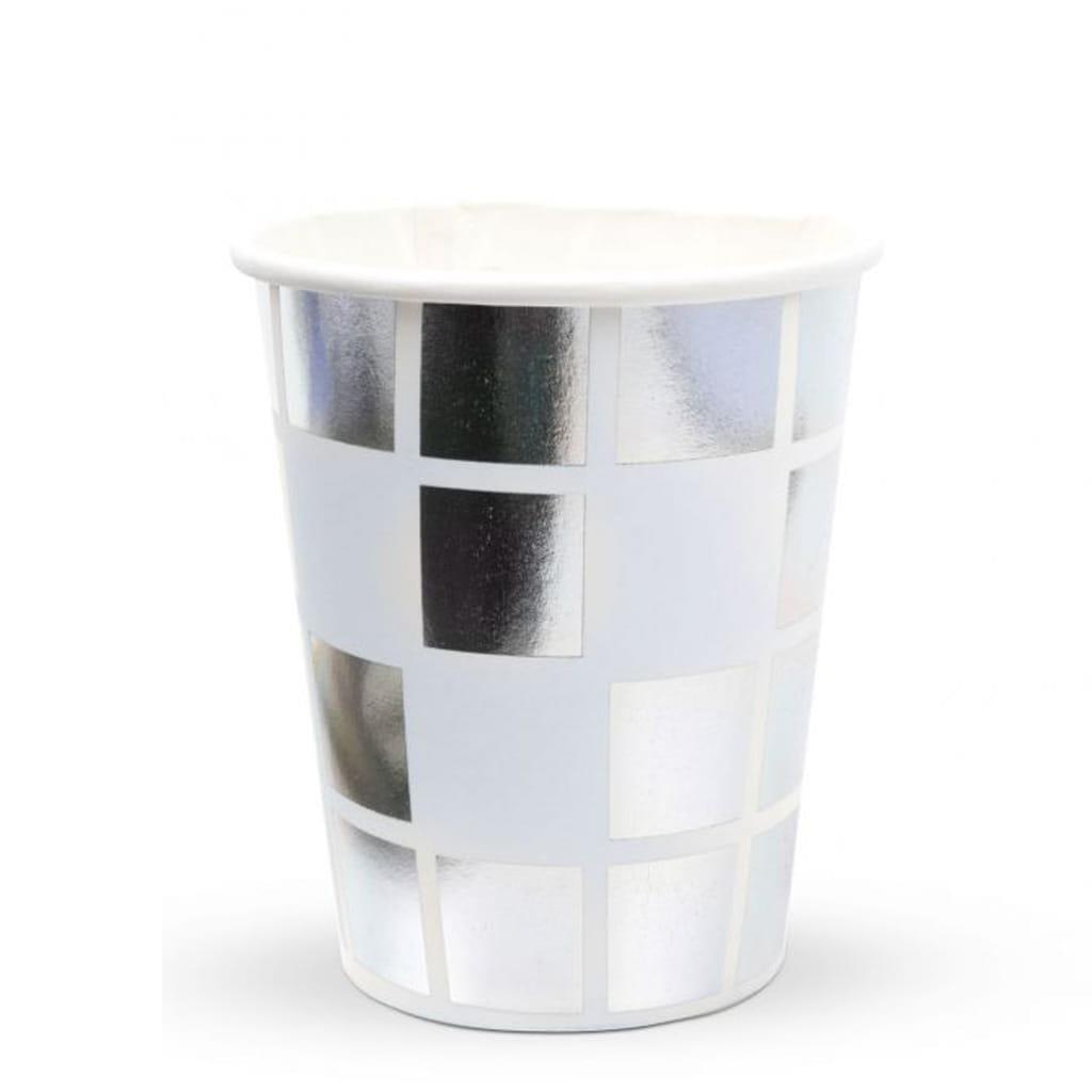 Copos Bola de Espelhos, 8 unid.