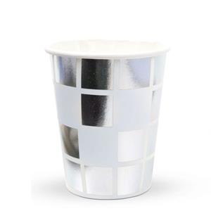 Copos Bola de Espelhos, 8 unid.