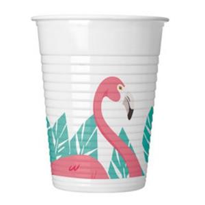 Copos Flamingo, 8 unid.