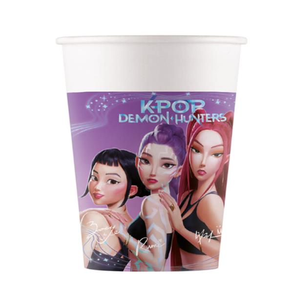 Copos Guerreiras K-Pop, 8 unid.