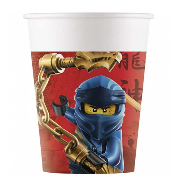 Copos Lego Ninjago, 8 unid.