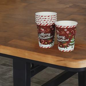 Copos Merry Christmas com Motivos de Natal, 6 unid. Copos Merry Christmas com Motivos de Natal, 6 unid.