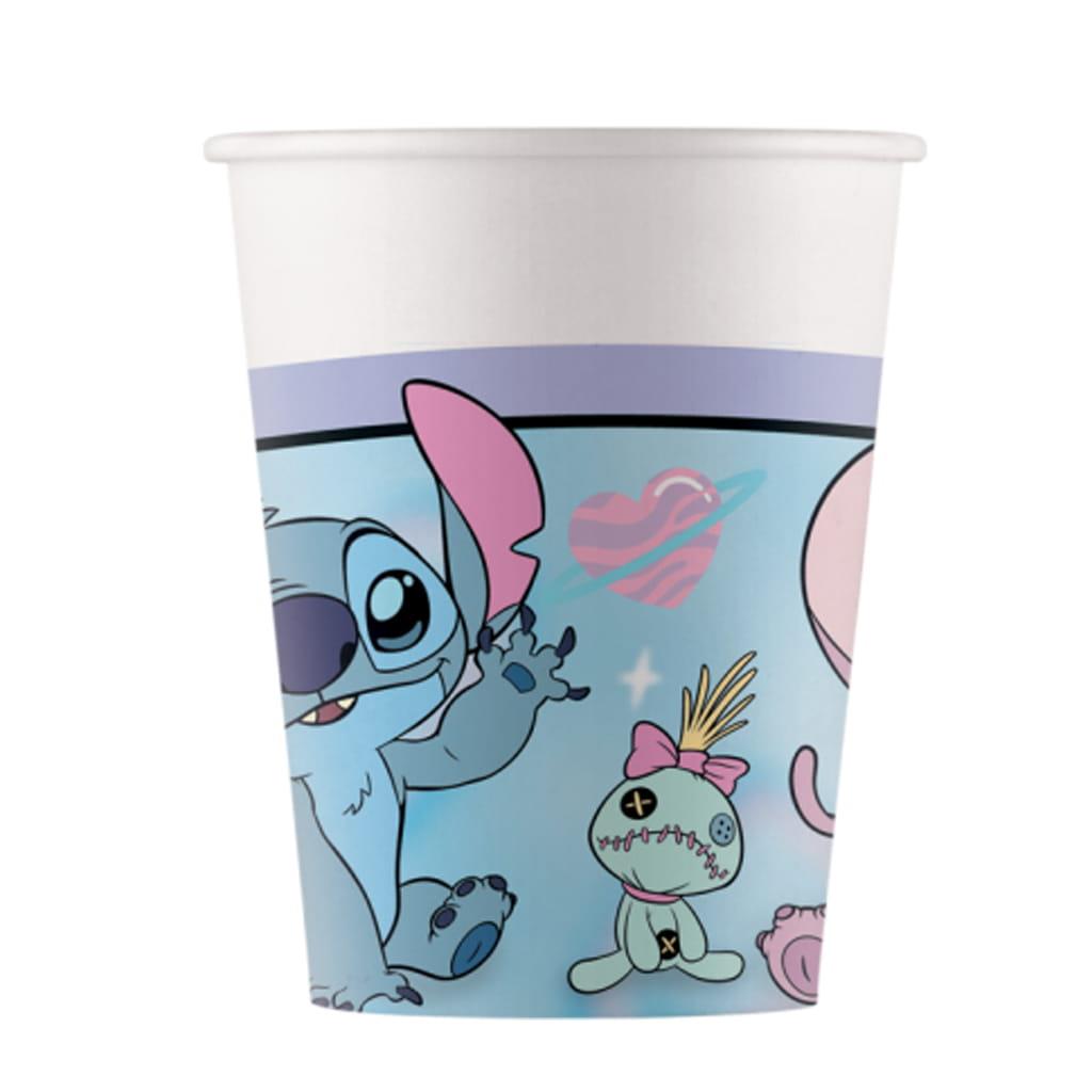 Copos Stitch e Angel Cute, 8 unid.