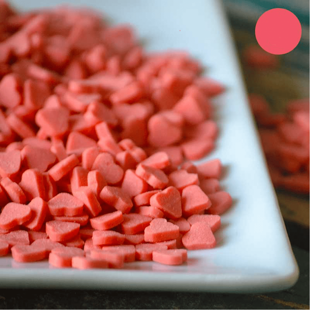 Corações Vermelhos, 150 Gr.