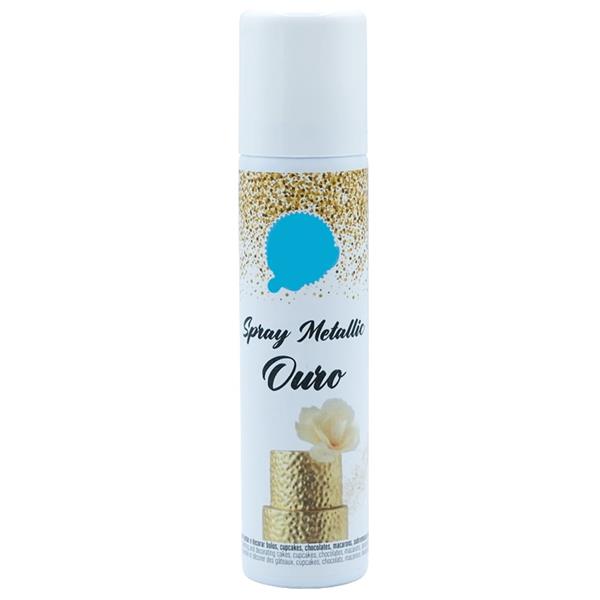 Corante Comestível em Spray Dourado, 75 ml