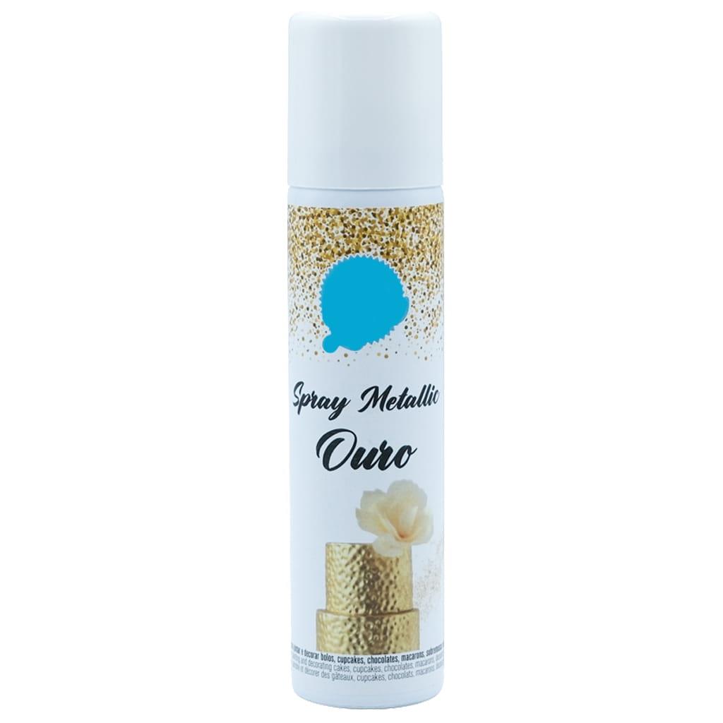 Corante Comestível em Spray Dourado, 75 ml Corante Comestível em Spray Dourado, 75 ml