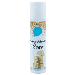Corante Comestível em Spray Dourado, 75 ml