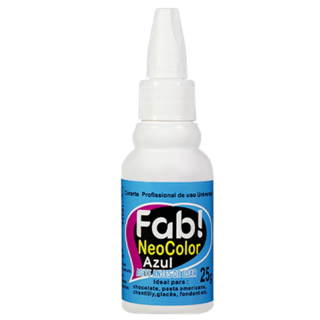 Corante Fab NeoColor Azul, 25 gr.