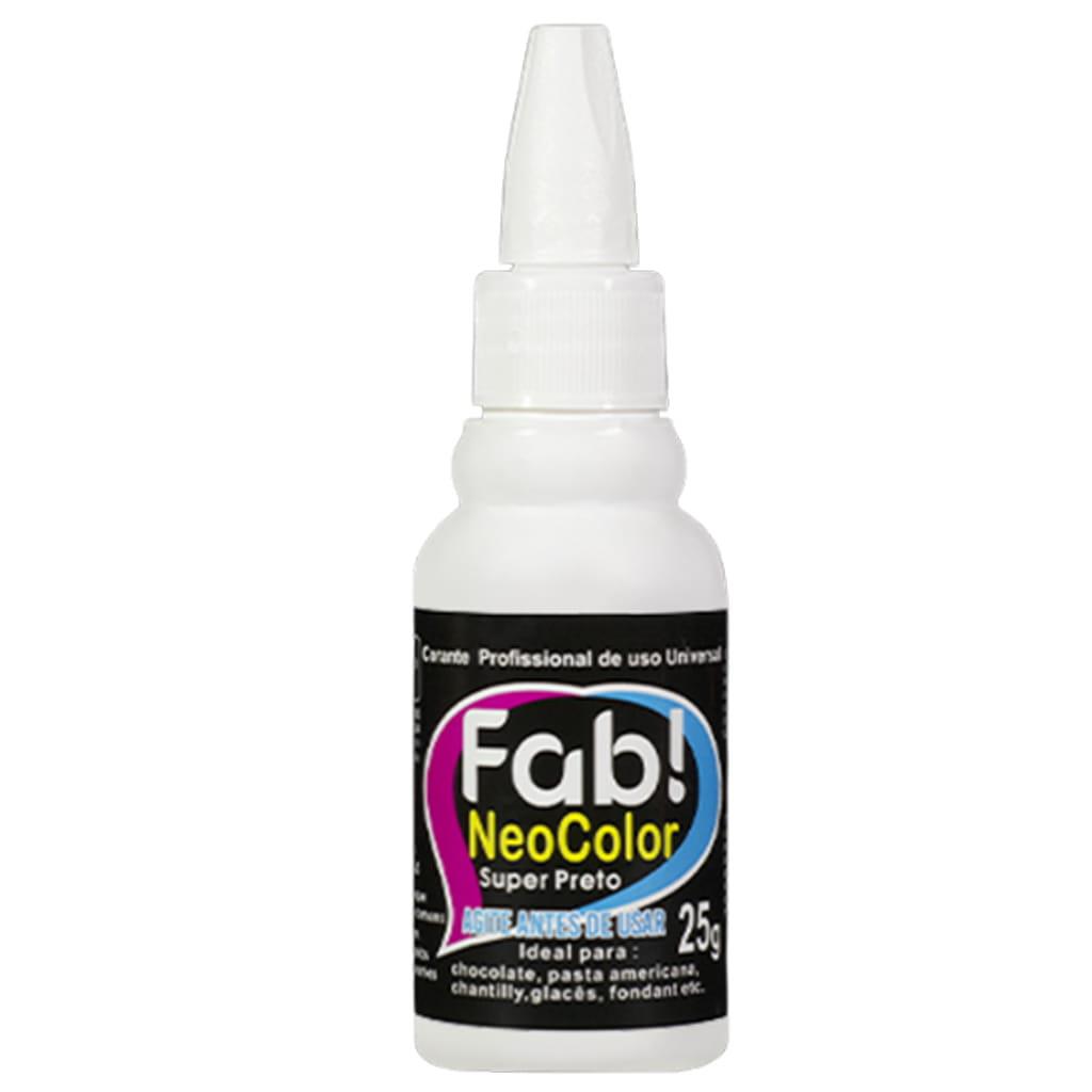 Corante Fab NeoColor Super Preto, 25 gr.