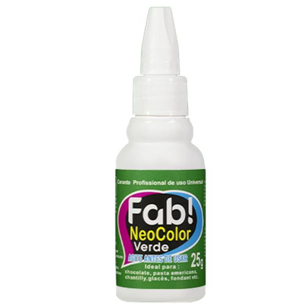 Corante Fab NeoColor Verde, 25 gr.