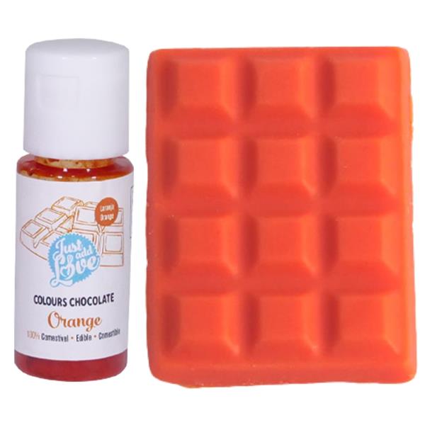 Corante Laranja para Chocolate, 25 ml