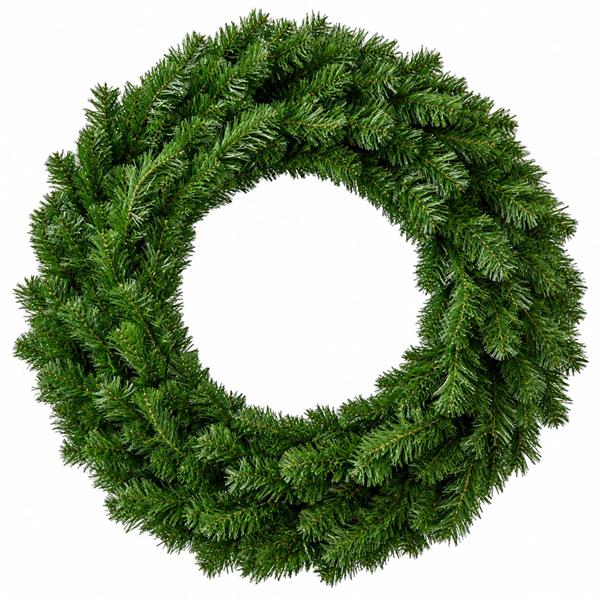 Coroa de Natal de Pinheiro Artificial Tipo Canadiano, 90 cm