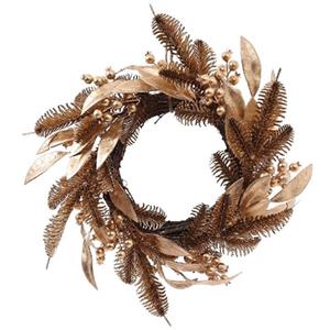 Coroa de Natal Dourada Coroa de Natal Dourada