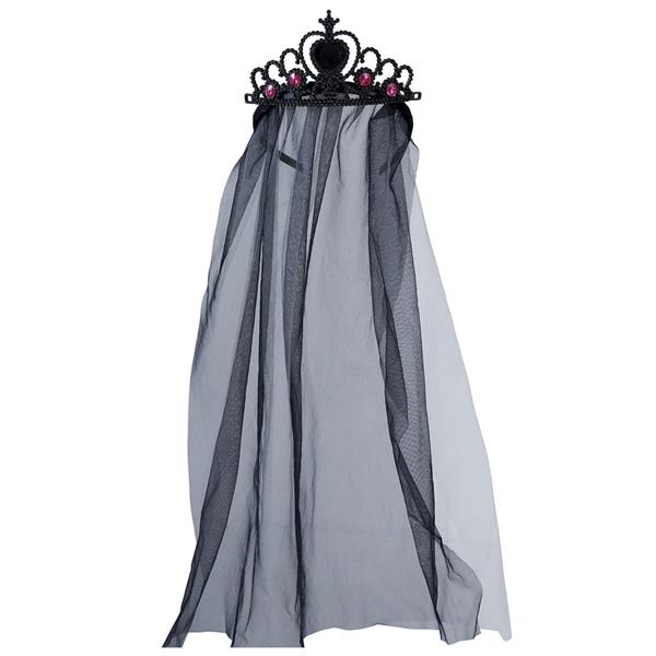 Coroa Princesa das Trevas com Véu