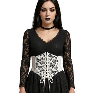 Corpete Branco com Borboletas, Adulto