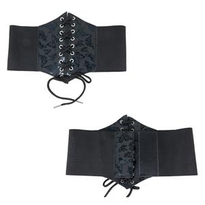 Corpete Preto com Borboletas, Adulto Corpete Preto com Borboletas, Adulto