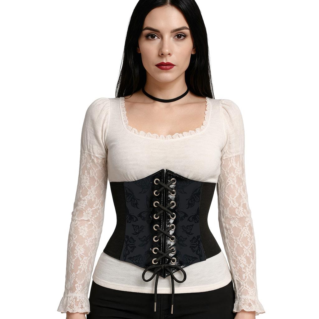 Corpete Preto com Borboletas, Adulto