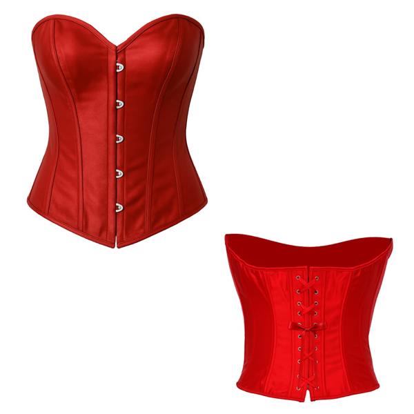 Corpete Vermelho Elegante, Adulto